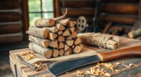 create homemade wood kindling
