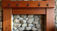custom wood stove enclosure