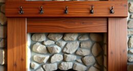custom wood stove enclosure