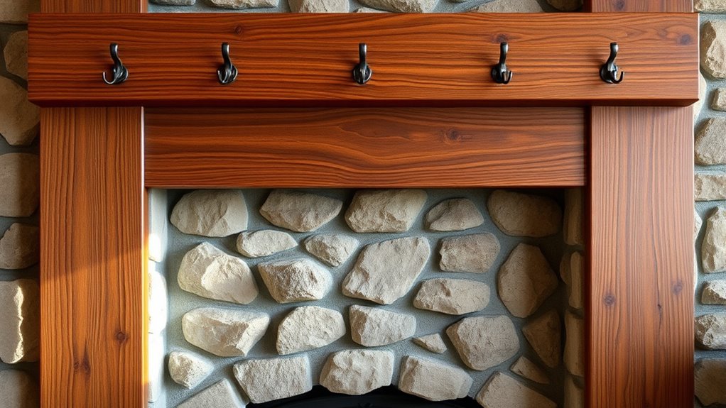 custom wood stove enclosure