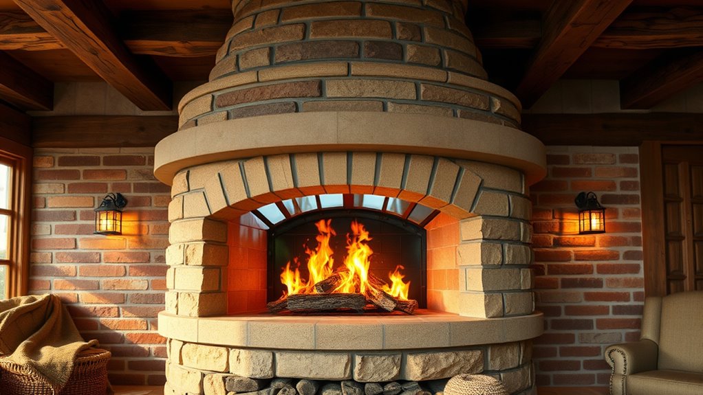 customizable artistic masonry heaters