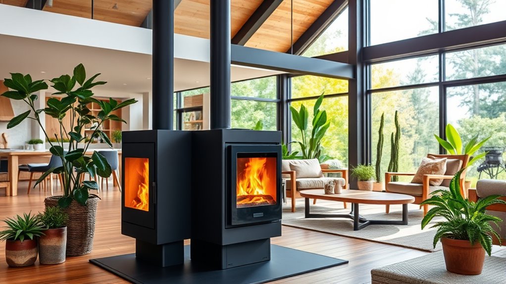 diverse eco friendly smart stoves