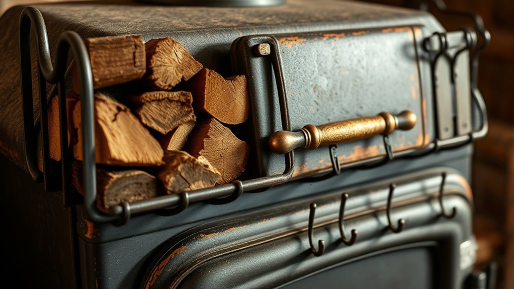 diy custom firewood storage