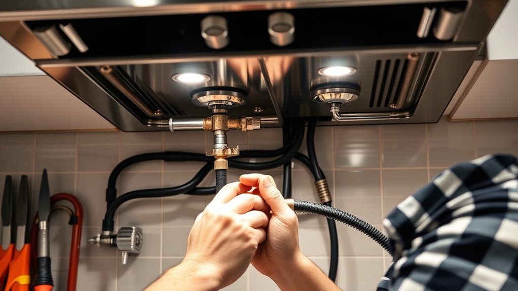 ensure safe utility connections