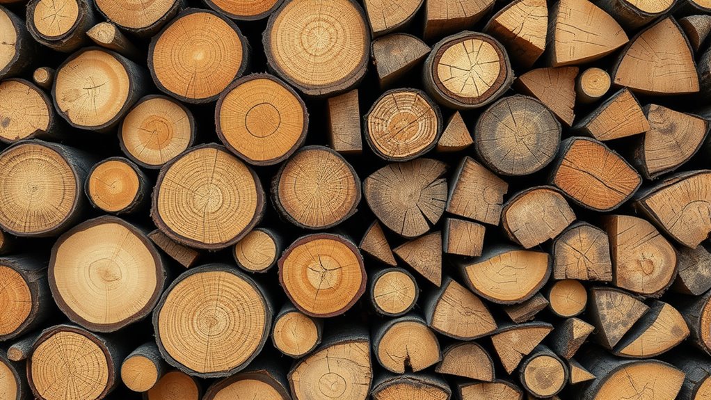 hardwood burns longer hotter