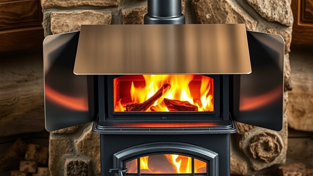heat shields ensure stove safety