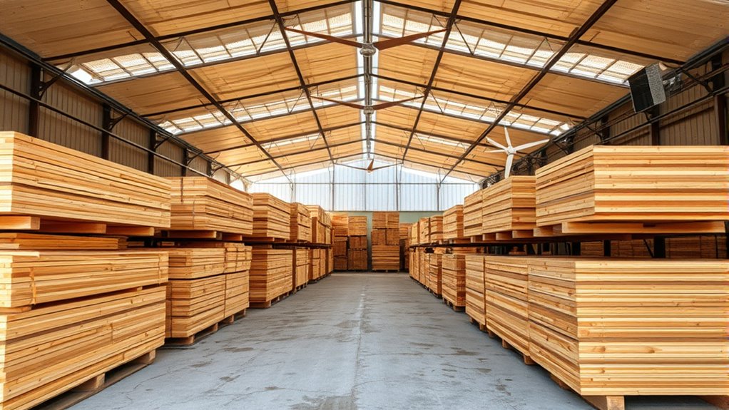 indoor dry ventilated storage