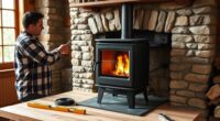 installing a wood stove