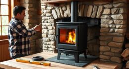 installing a wood stove