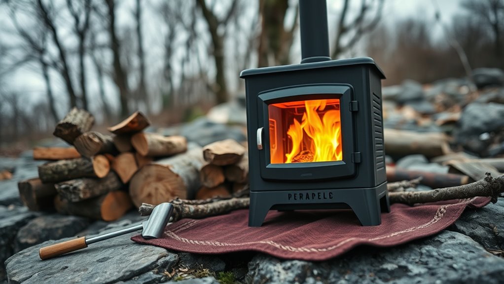 lightweight portable wood stoves