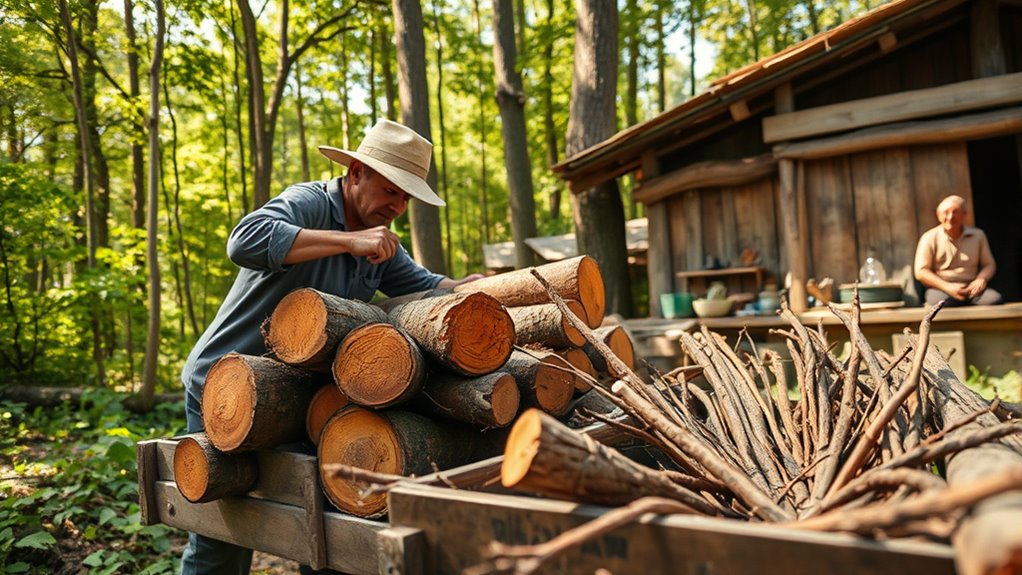 local wood supports ecosystems