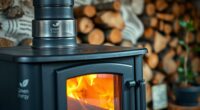 lower wood stove emissions