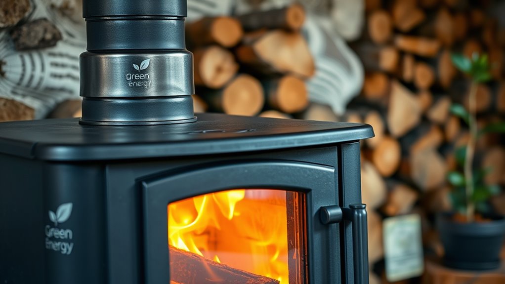 lower wood stove emissions