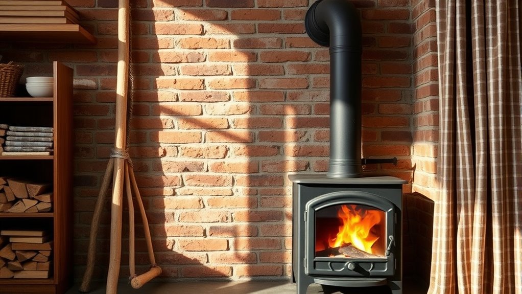 maintain clearance and ventilation