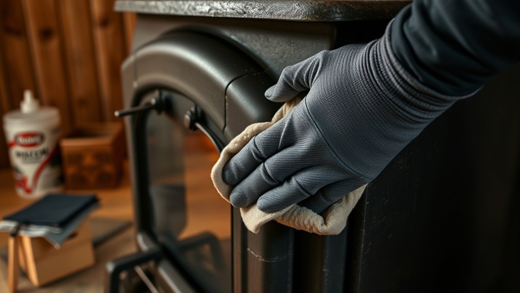 maintain stove seals properly