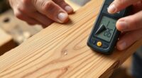 measuring wood moisture levels