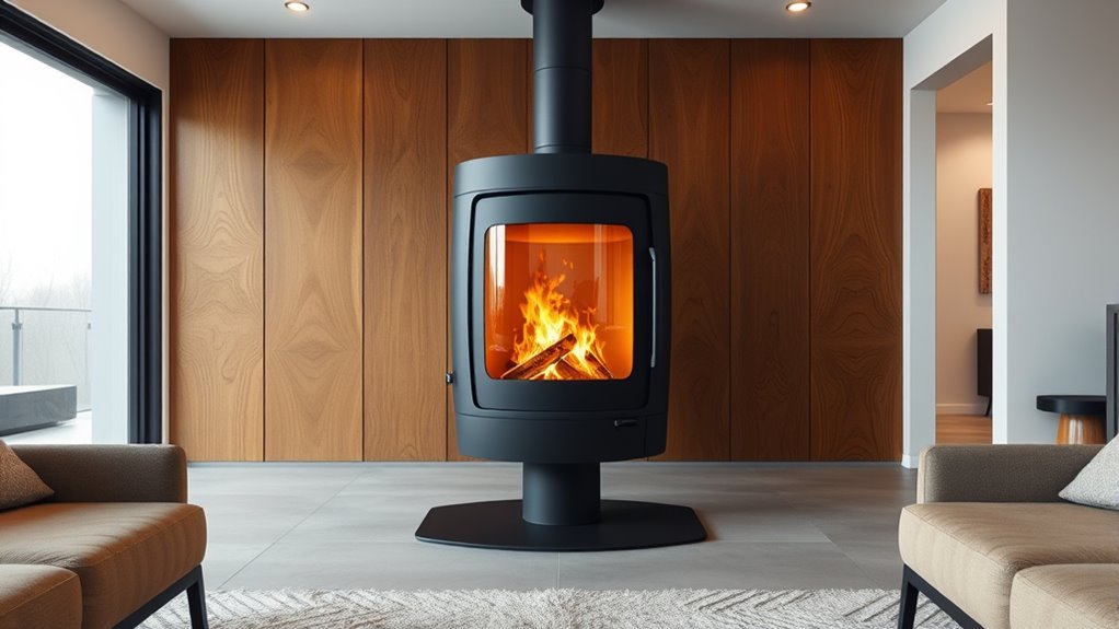 modern efficient integrated stoves