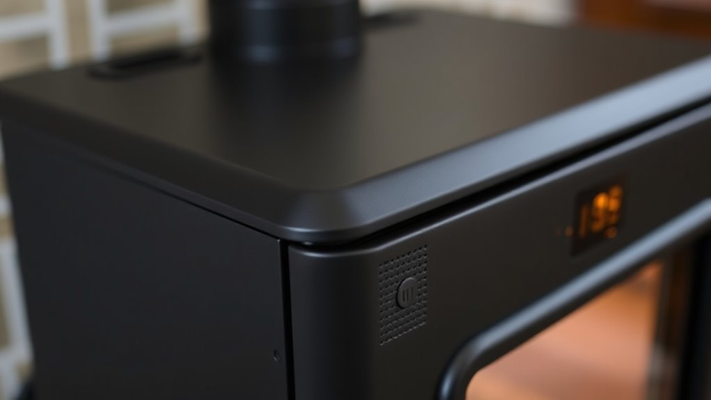 pellet stove noise management