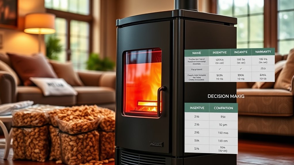 pellet stove support incentives