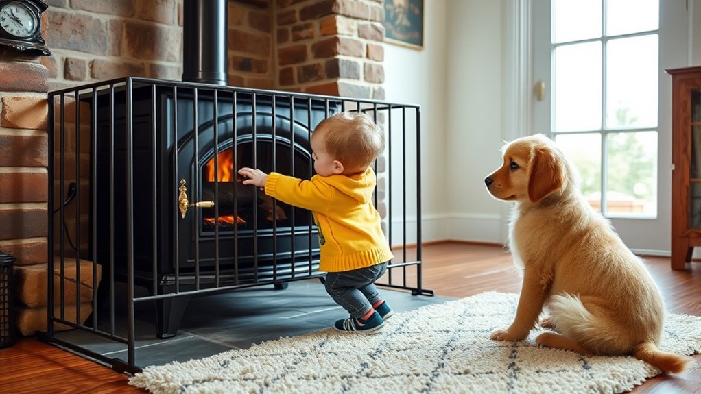 pet proof stove area safety