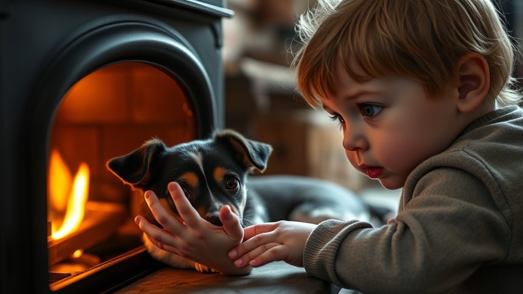 pets avoid burns from heat