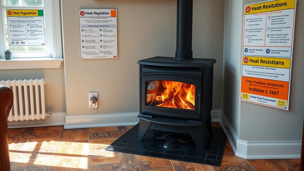 proper fireproofing hearth standards