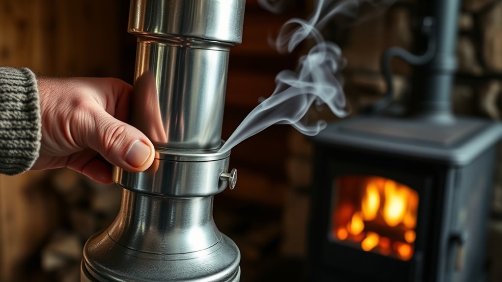 proper seasoned wood burning