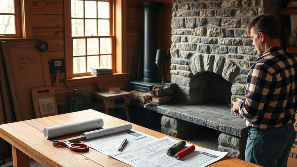 proper wood stove installation planning