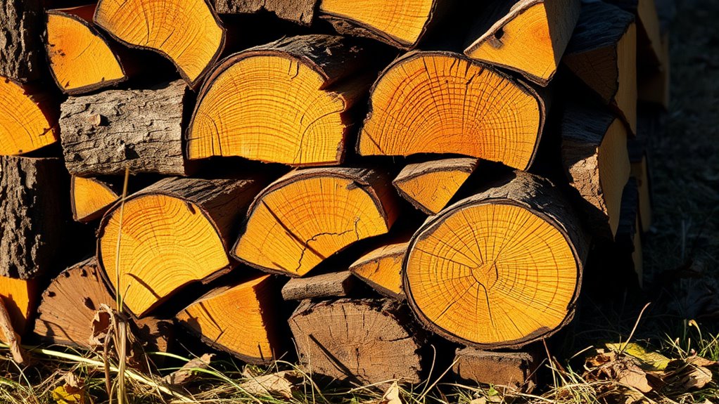 properly dry wood before burning