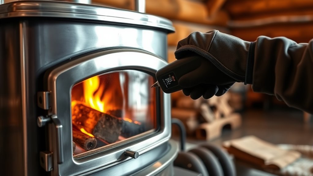 regular stove inspection and cleaning