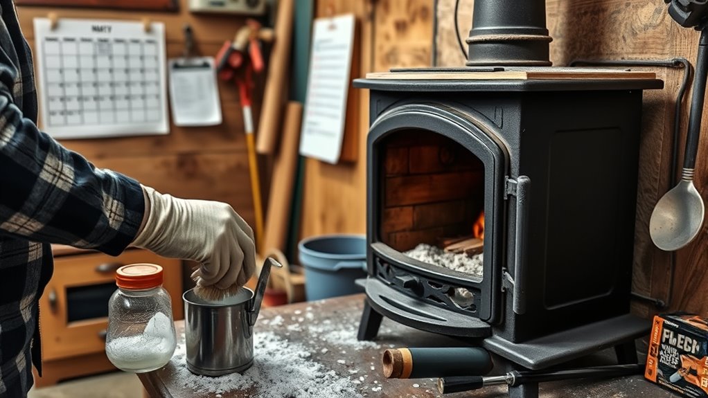 regular stove inspection routine