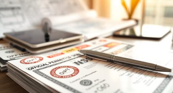 required permits and inspections
