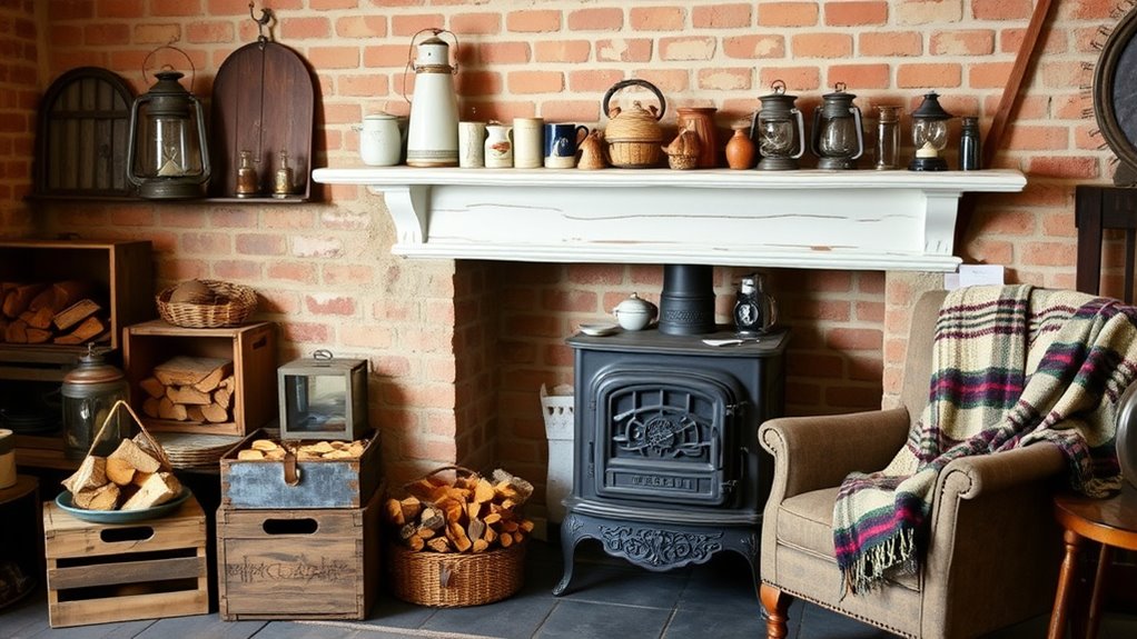 rustic vintage decor accents