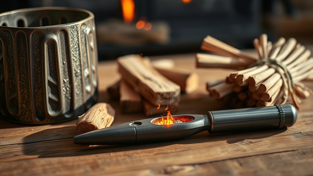 safe and efficient fire lighting