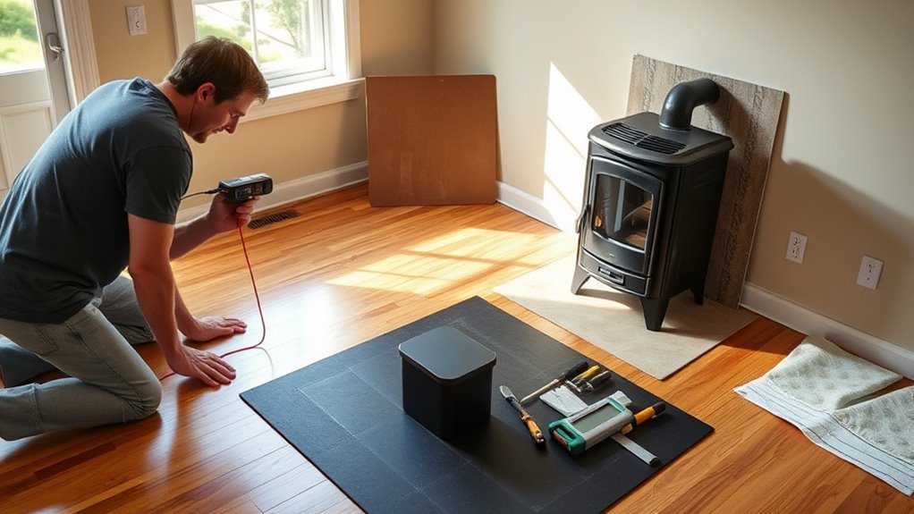 safe stove placement guidelines
