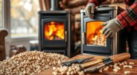seasonal pellet stove maintenance