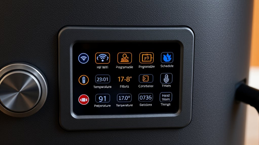 smart customizable stove controls