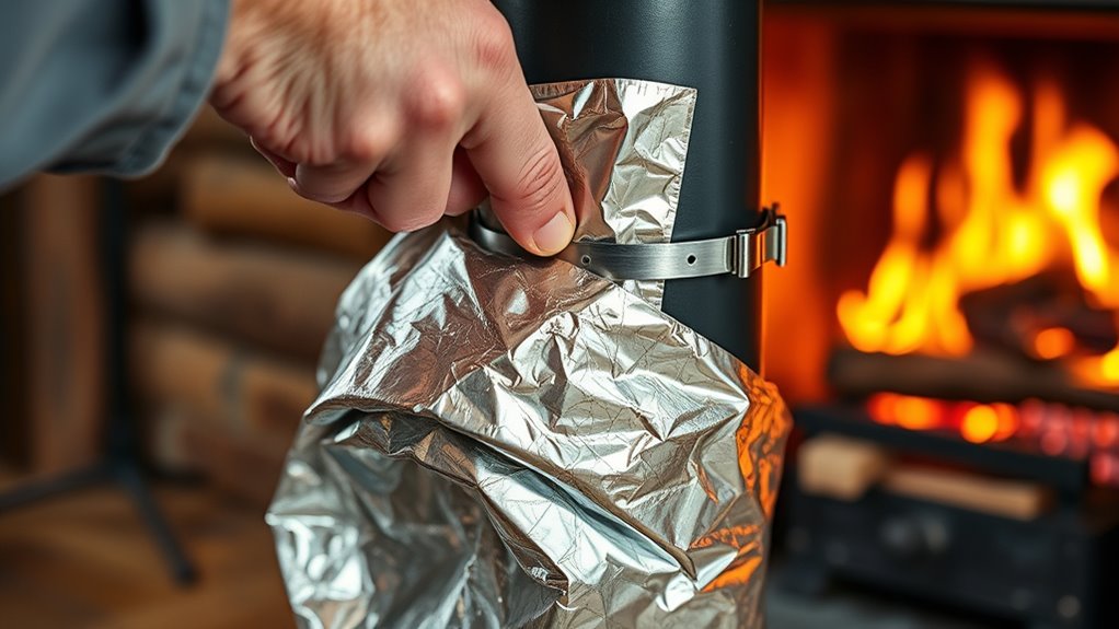 tailored stove pipe insulation