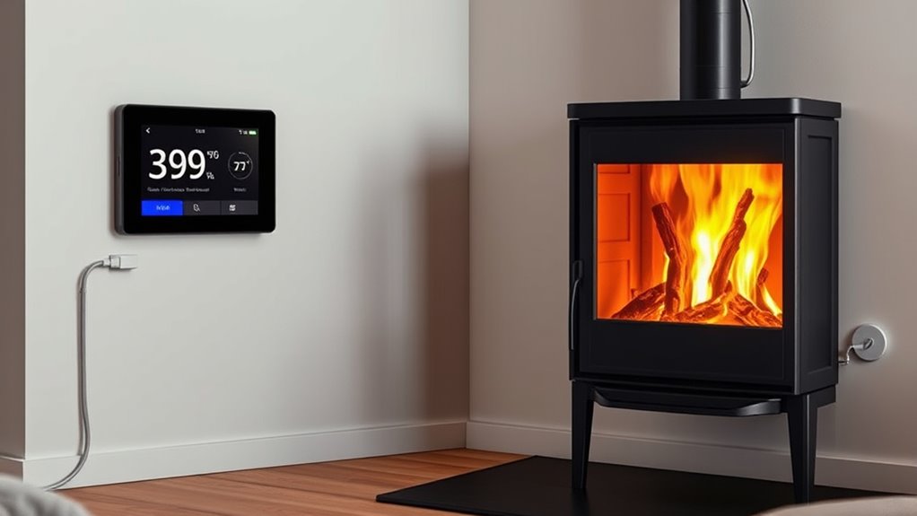 temperature monitoring optimizes burn