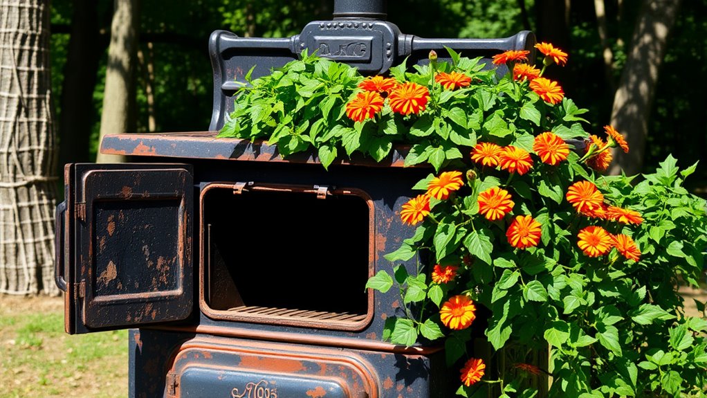 transforming vintage cooking appliances
