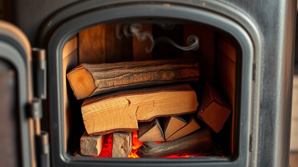 use dry seasoned hardwood