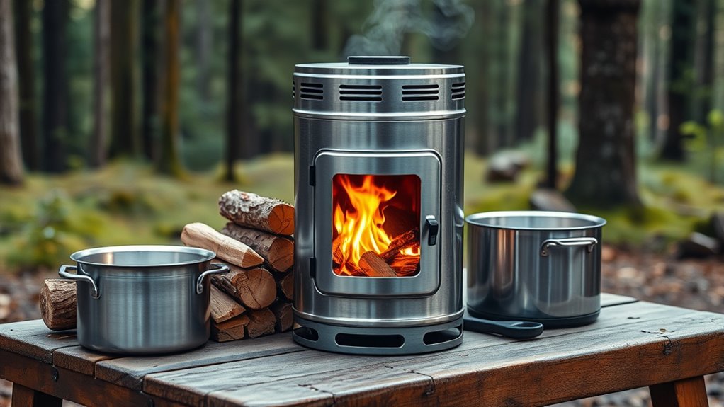variety of portable stoves
