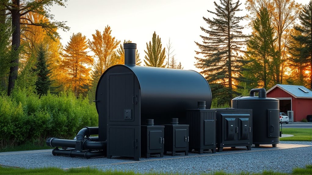 various furnace sizes available
