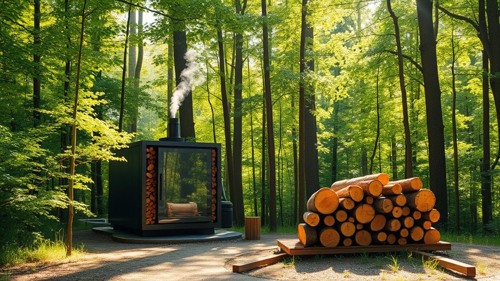 wood fuel reduces emissions