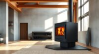 wood stove architectural case studies
