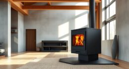 wood stove architectural case studies