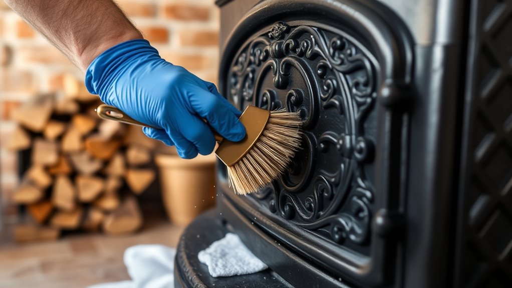 wood stove cleaning tips