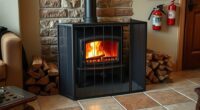 wood stove fire precautions