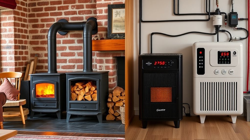 wood stove installation costs
