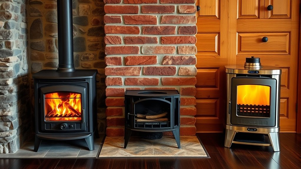 wood stove types explained